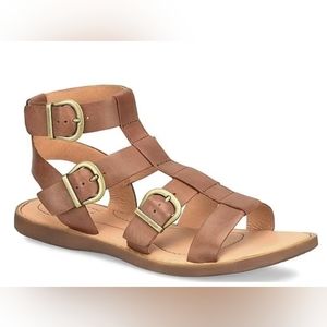 Born Haidee Leather Gladiator Multi Buckle Sandals